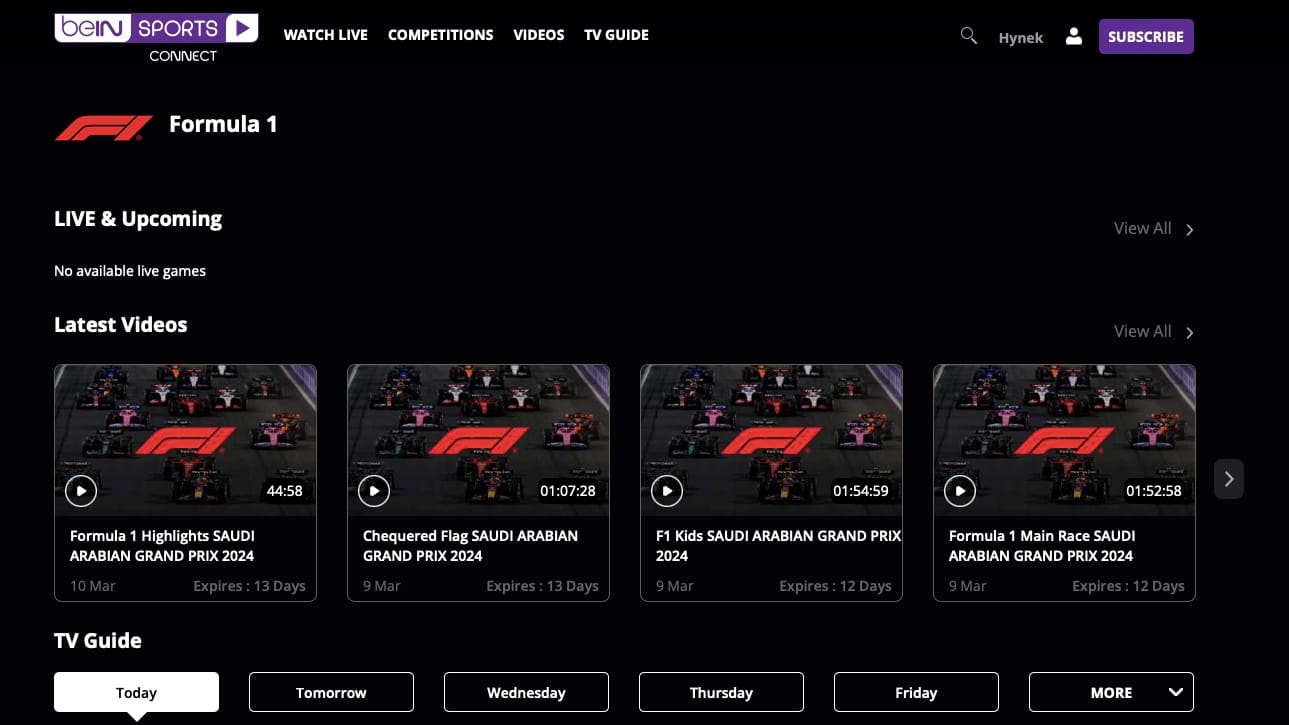 Vea la Fórmula 1 en directo por sólo 1,50 euros al mes Vea la Fórmula 1 en directo por sólo 1,50 euros al mes