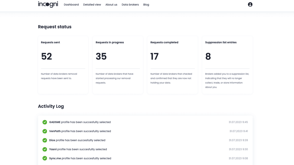 Incogni Review: 10 Minutes to Delete Your Personal Data from 172 Databases Incogni Review: 10 Minutes to Delete Your Personal Data from 172 Databases